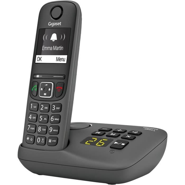 Pure 120A - Téléphone Sans Fil - Téléphone Dect Avec Répondeur - Écran