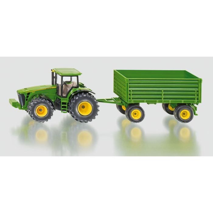 Tracteur John Deere avec remorque d'ensilage - SIKU - 1/64ème - Mixte - A  partir de 3 ans - Cdiscount Jeux - Jouets