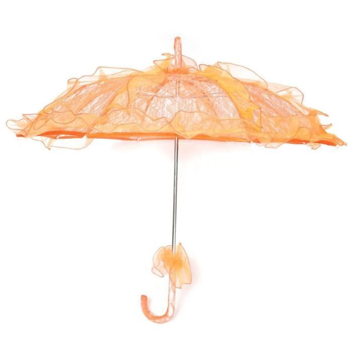 Mariage dentelle parapluie, parasol soleil extérieur