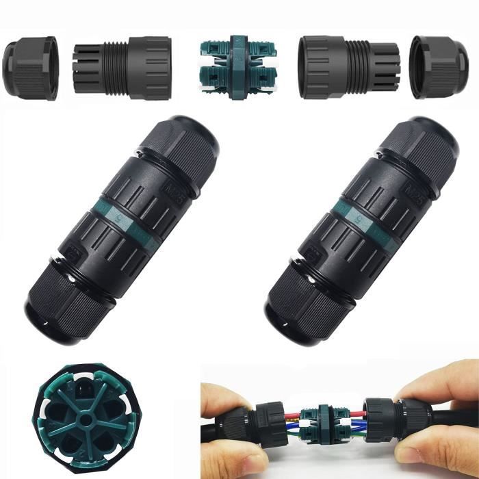 20 Pièces De Glandes étanches PG13.5 Pour Câbles 6-12mm - Uxcell Noir - Neuf