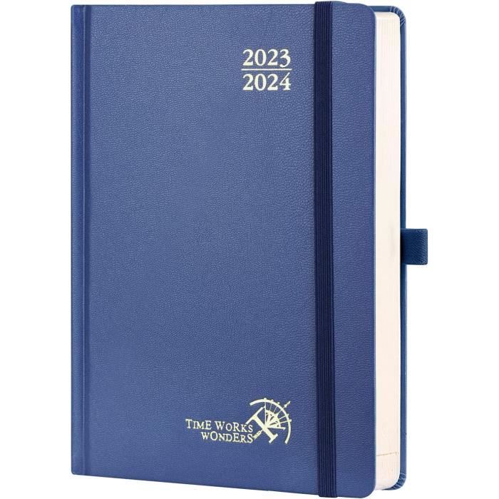 Agenda scolaire 2023-2024 journalier Moon Rouge Editions Oberthur chez  Rougier & Plé