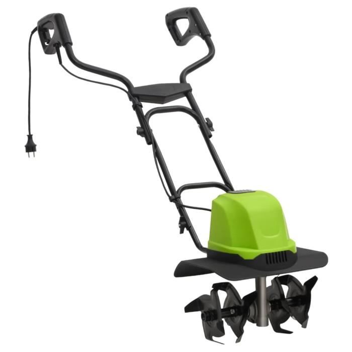 Motoculteur de jardin - TBEST - 800 W - 4 lames en acier - Largeur de travail 36 cm - Profondeur 235 cm