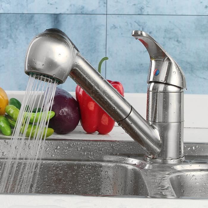 Douchette Evier Pull-Out Douches Robinet Mitigeur Cuisine Pro Tête de