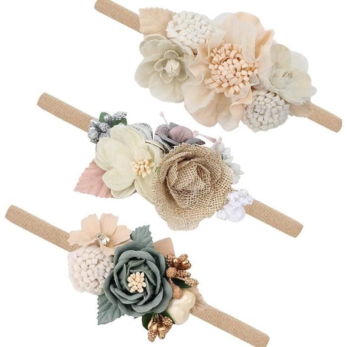 Lot De 4 Bandeaux Élastiques Pour Le Yoga Avec Bouton Pour Support De