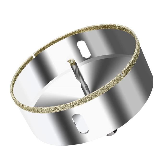 Scie cloche x mm HSS avec foret de centrage, fraise cloche, couronne de scie  circulaire pour métal, acier inoxydable, bois, pl[456] - Cdiscount Bricolage