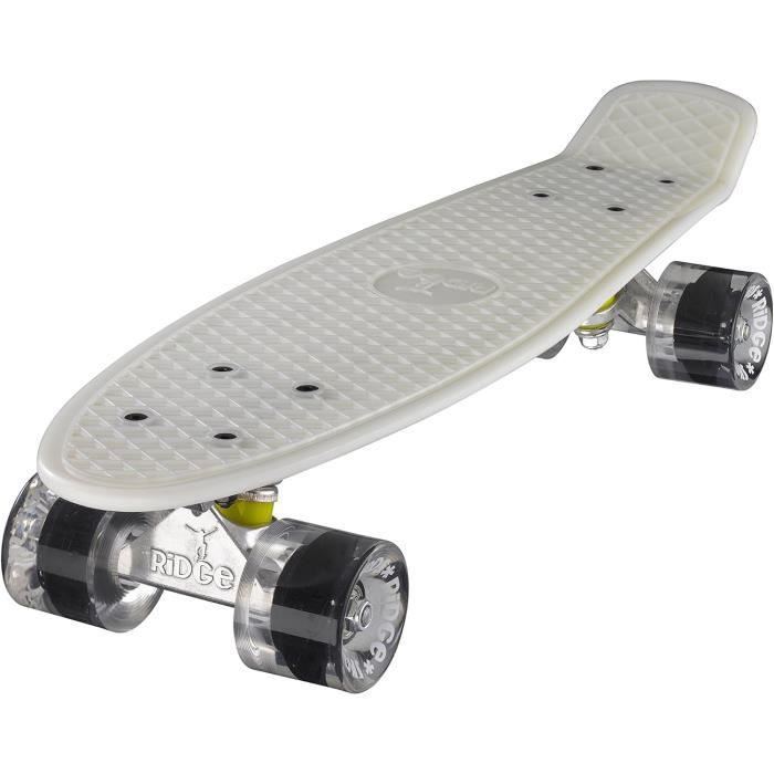 Skateboard 22 Pouces Style Rétro Cruiser Planches en Plastique pour