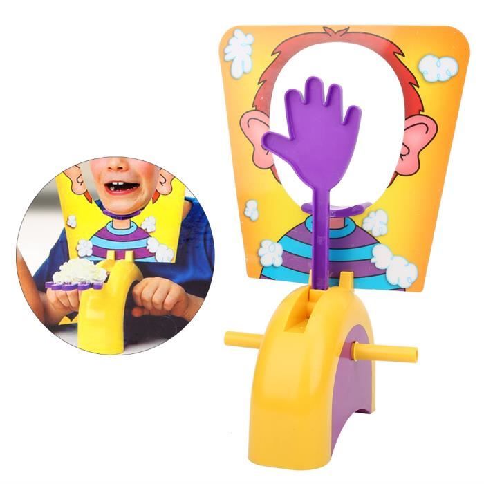 VFM – Marionnette à Main Singe 65 Cm – Peluche Douce, Yeux Brillants, Couineur Intégré – Mains/pieds Velcro