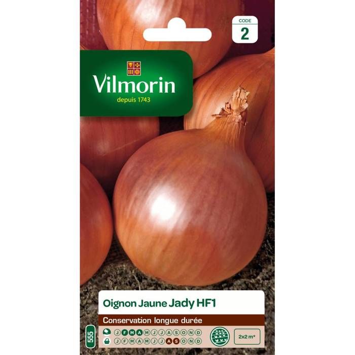 Comparer les prix de Sachet de graines Oignon Jaune Jady HF1-