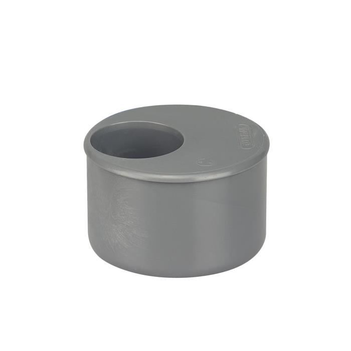 Réducteur PVC Gris Femelle 80/63 Mm | Girpi | Pour Tuyauterie, étanchéité | Raccord Plomberie Réduction