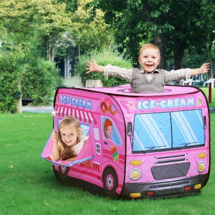 Comparer les prix de YOLISTAR Tente Enfant Fille Garcon,Tente Intérieur Exterieur Rose Pliable Jeu de Plein Air Sport Tente Pliante Portable Bonbons à