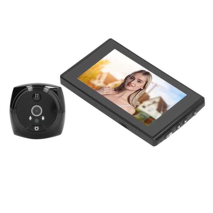 Judas Vidéo Connecté Tuya – Caméra De Porte Numérique – Écran + Moniteur – Wi-Fi