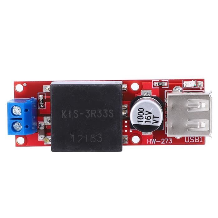 Convertisseur Abaisseur USB-C 12V à 5V 3A - Module Buck Étanche 25W, Adaptateur Puissant Pour Raspberry Pi 4, Téléphones Et Appareils 5V