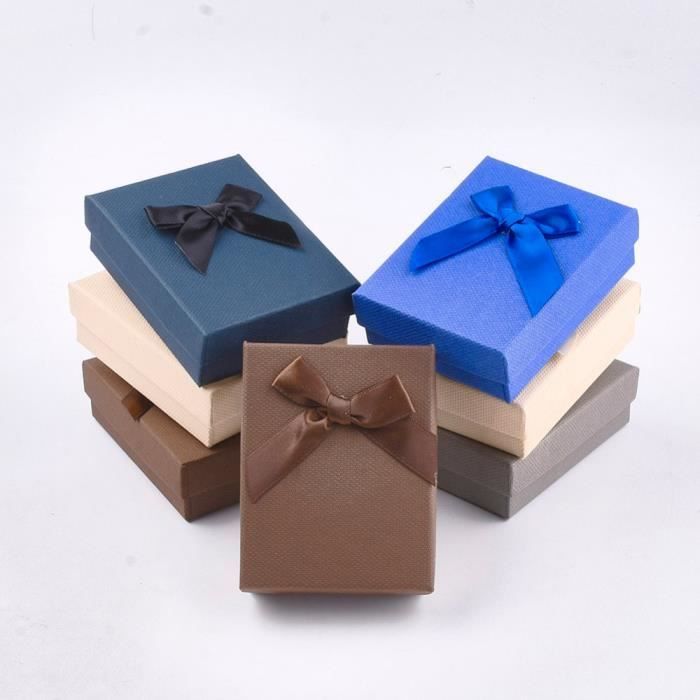 Lot De 24 Boîtes à Bijoux En Papier - Dimensions 8.5x5x2.5 Cm - Idéal Pour Bagues - Neuf