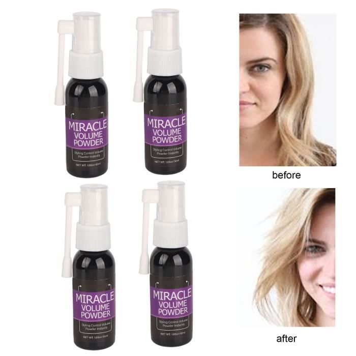Spray volumateur pour cheveux 4 pièces 30 ml cheveux moelleux Spray