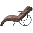 Neuf}1089Ergonomique Chaise longue Méridienne Scandinave & Confort - Chaise de Relaxation Fauteuil de massage Relax Massant avec ore-1