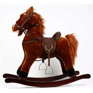 JOUET À BASCULE CHEVAL A BASCULE EN BOIS 71 CM