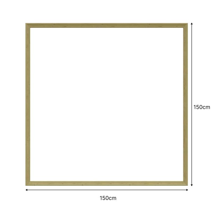 Kit Cimaises Moulures Nordlinger Pro - 4 Baguettes Bois FSC 150 Cm - Pour Décoration Murale Style Classique Ou Moderne
