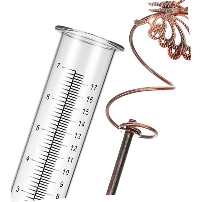 Pluviomètre de jardin avec Échelle Outil de mesure de l'eau de pluie Pluviomètre de jardin avec Échelle Outil de mesure de l'eau de pluie