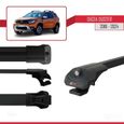 Pour Dacia Duster 2018-2023 Barres de Toit ACE-1 Railing Porte-Bagages de voiture NOIR-2