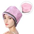 Garosa Chapeau chauffant pour cheveux 3 niveaux Thermostat Chapeau électrique Chauffage réglable Capuchon de soins capillaires-2