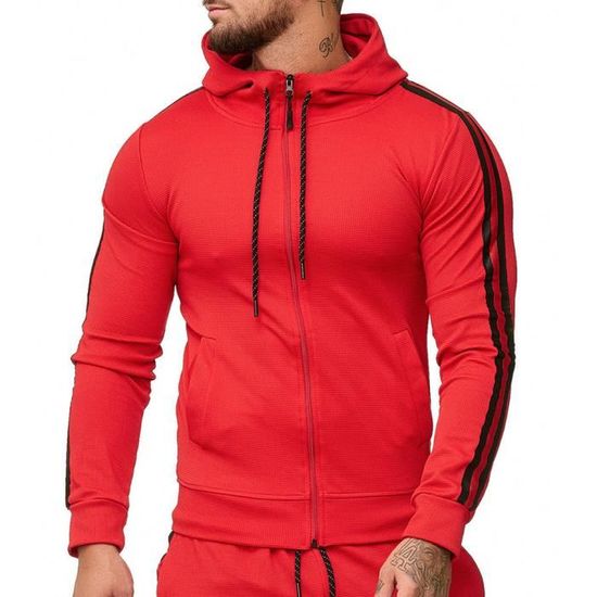 Survetement man sales rouge