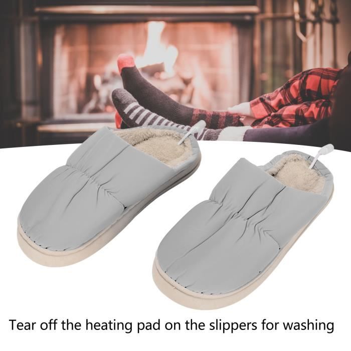 Chaussons chauffants on sale electriques