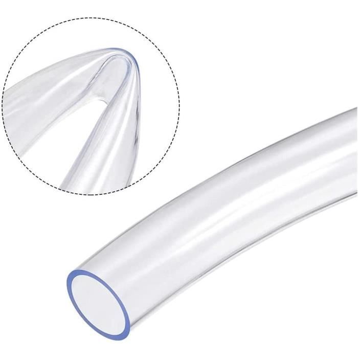 Tuyau PVC Transparent Flexible – Pour Eau, Air, Huile – Diamètre Varié, Pratique !