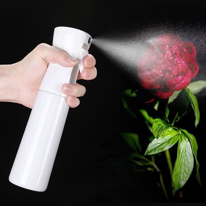 300ml Vide Ménage Spray Flacon Haute Pression Arrosoir Peut Cheveux Spray  Hydratant Outils Capillaires Flacon Brume Rechargeable
