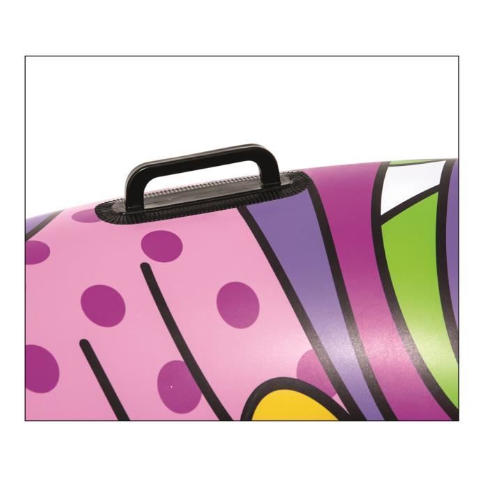 Bouée Gonflable Retro Jungle 90 Cm – Anneau Natation Enfant & Adulte, Motif Animaux Fun Pour Piscine & Plage