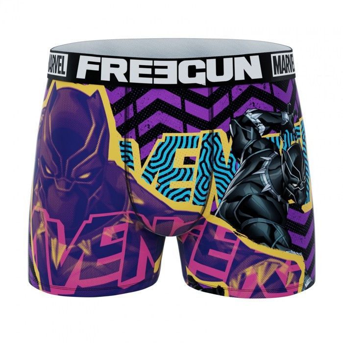 FREEGUN Boxer enfant MARVEL calecon garcon Captain America Hulk ceinture 4 cm multicolore Lot de 4 Turquoise Cdiscount Pret a Porter