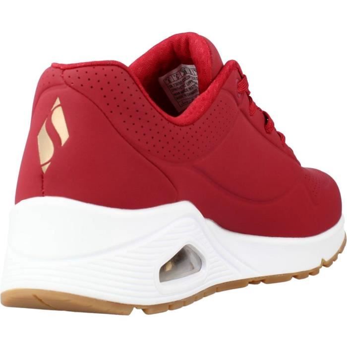 Chaussures skechers rouge sales