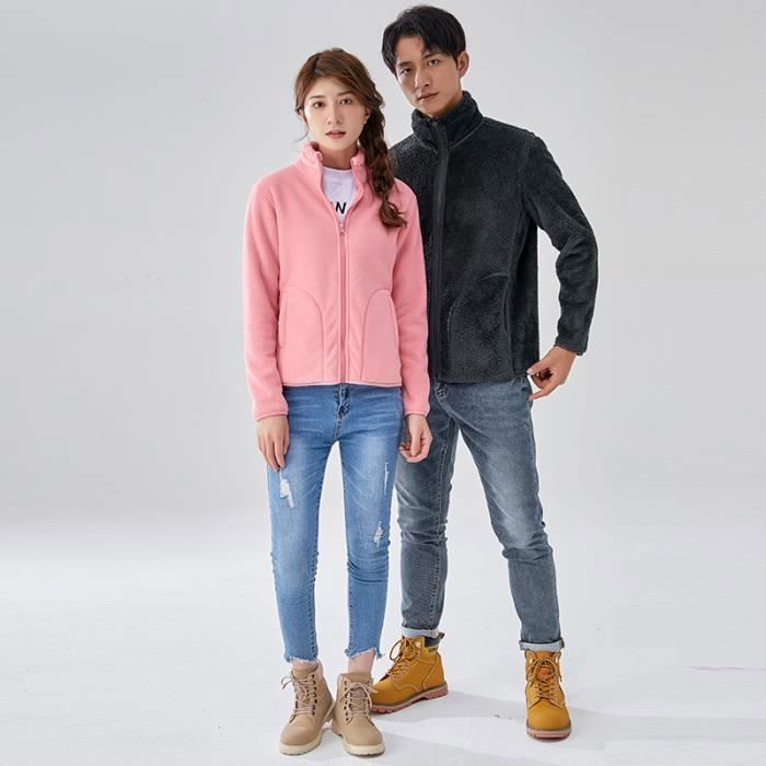 Veste Polaire Reversible Femme en Molleton Chaude Moelleuse Vert Vert Cdiscount Pret a Porter