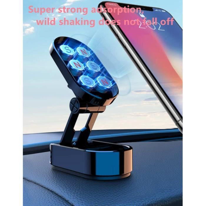 Support Magnetique Telephone Voiture【Pliable Multifonction