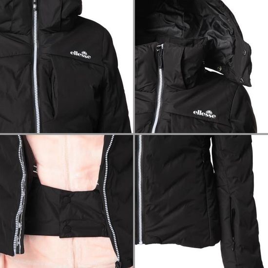 ELLESSE Doudoune veste ski Cortina Dou 2 Femme Noir ELLESSE Doudoune veste ski Cortina Dou 2 Femme Noir