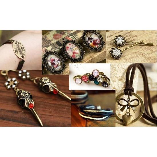 100 Pièces Breloques Charms Pendentifs DIY - Lot Mixte Pour Bracelets Colliers Fabrication Bijoux
