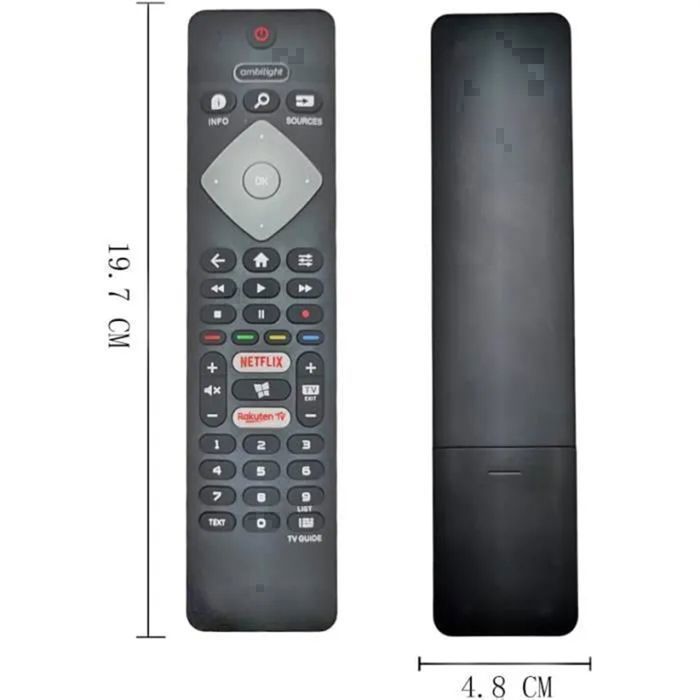 TONYSA Télécommande Universelle Pour Philips LCD LED TV, Télécommande