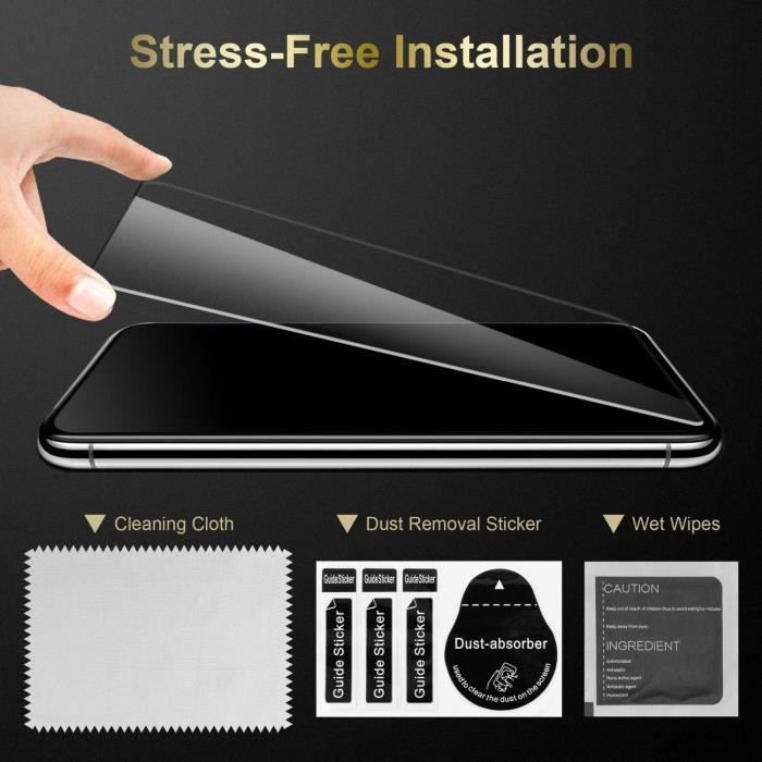 Lot de 2 Verre Trempé pour incurvé OnePlus 11 5G Film Protection écran,  Anti Rayures, sans Bulles d'air, Ultra Résistant - Yuan Yuan