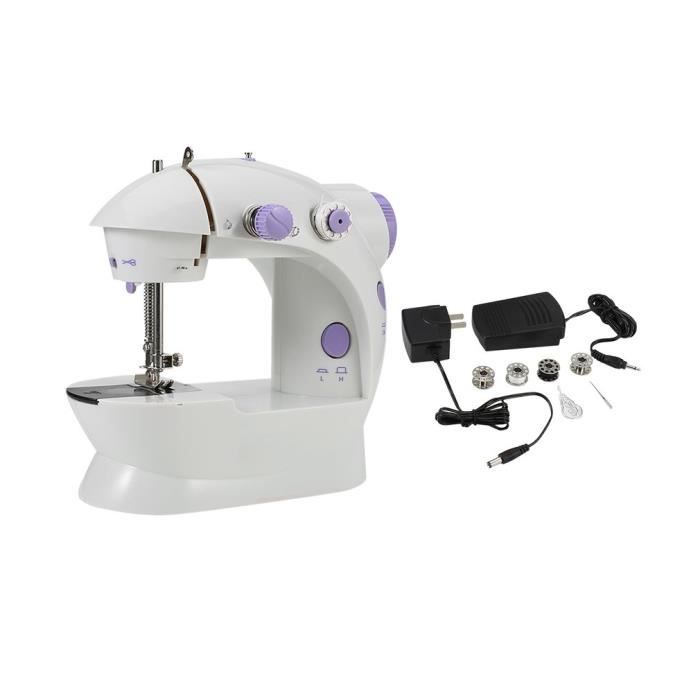 GEARMAX Machine à Coudre Portable Mini Électrique - Pour Débutants Et Réparations Rapides - Alimentation Piles Ou Secteur - Kit Complet