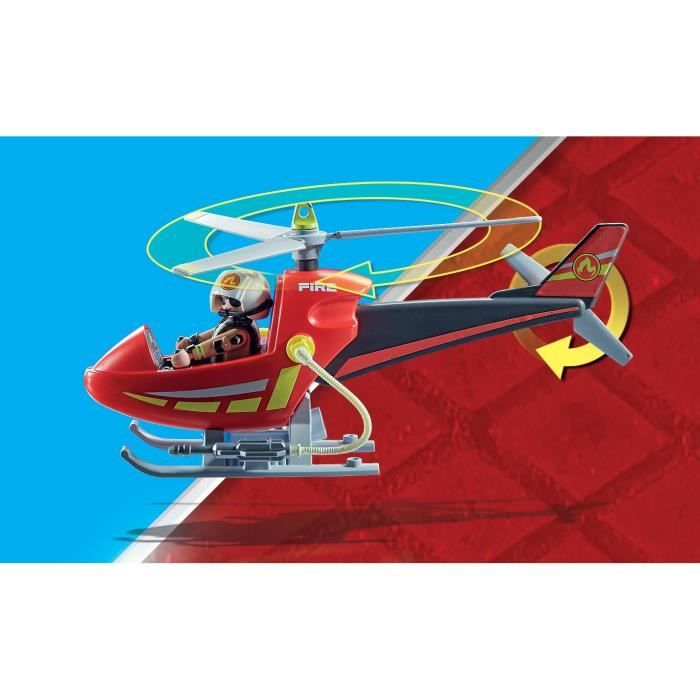 playmobil hélicoptère