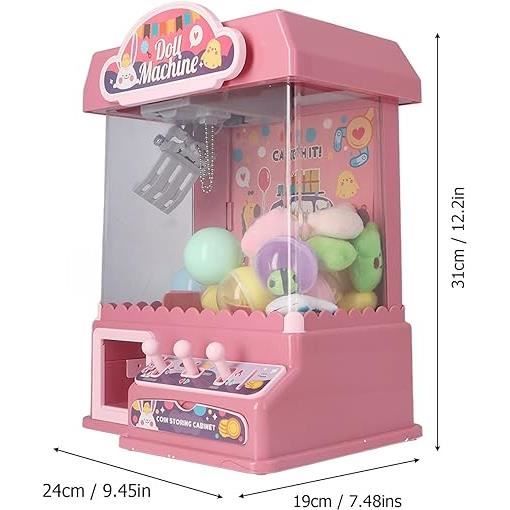 Mini Machine à Pinces Avec LED Et Son – Arcade De Poche, Réglable 360°, Rechargeable USB, Pour Enfant, Dès 8 Ans