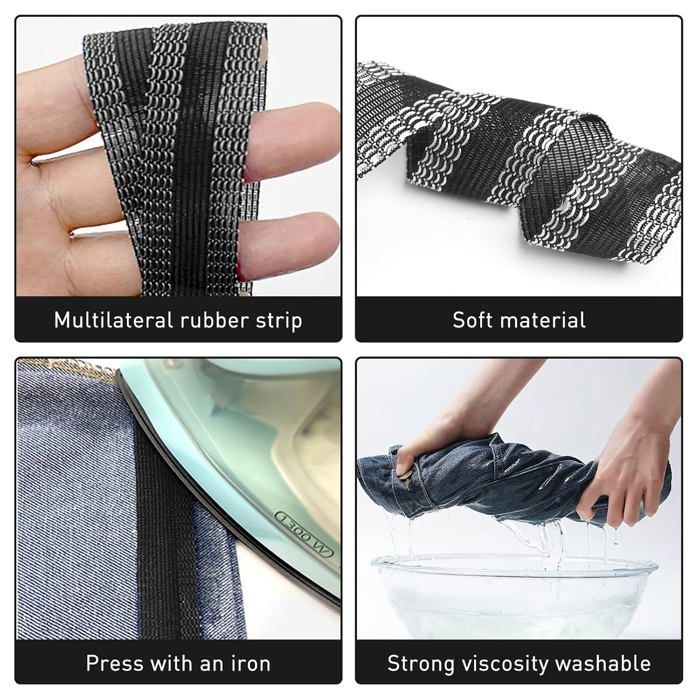 1 rouleau de ruban adhésif thermocollant pour ourlet de vêtements 1 rouleau de ruban adhésif thermocollant pour ourlet de vêtements