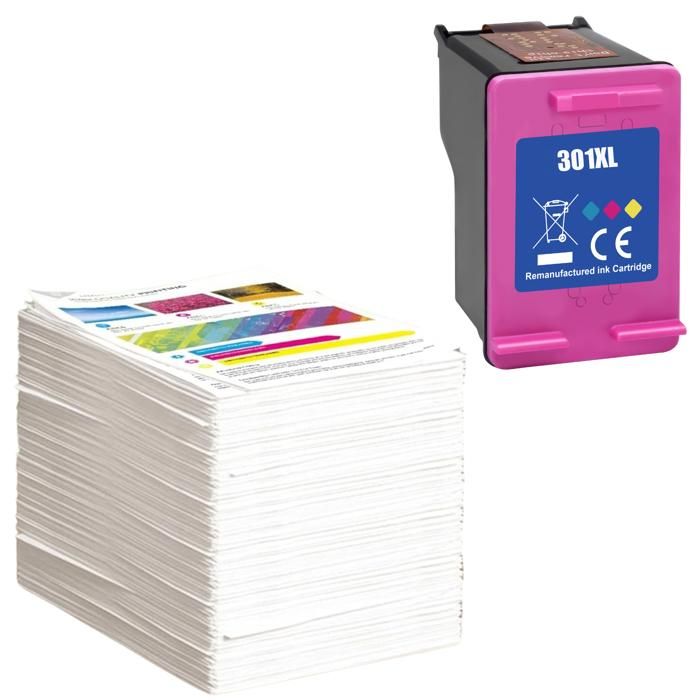 Cartouches D'encre Compatibles HP301/301XL Noir - Pour HP Envy 4500, DeskJet, OfficeJet - Neuf Sous Emballage