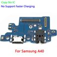 Copie A40 - Connecteur de Port de charge USB Flex pour Samsung-0