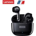 Lenovo LP40 Pro Ecouteurs Casque sans Fil Bluetooth Sport Noir Compatible iphone.ipad.samsung.Huawei.Xiaomi.Realme.OPPO.Alcatel....-0