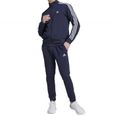 Adidas Survêtement pour Homme Basic 3-Stripes Fleece Bleu IJ6064-0