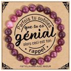 BRAND Cadeau pour Femme Bracelet Pierres Naturelles Femme Idee Original Cadeau Ado Fille Cadeaux Noel Femme Cadeau Anniversaire（Violet）