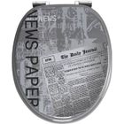 ALLIBERT BATH & DESIGN Abattant WC en MDF - fermeture progressive GRAFIC LINE