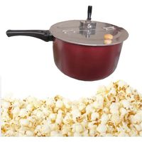 Machine à popcorn / Snack Maker Popcorn à manivelle en acier inoxydable