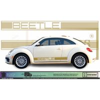 Volkswagen VW New beetle bande latérale - OR - Kit Complet  - voiture Sticker Autocollant