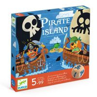 Jeu de parcours et de collecte - DJECO - Pirate Island - 5 ans et plus - Multicolore - 30 min
